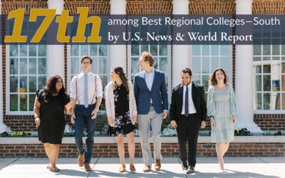 Welch College Ranks 17th among Best Regional Colleges—South by U.S. News & World Report