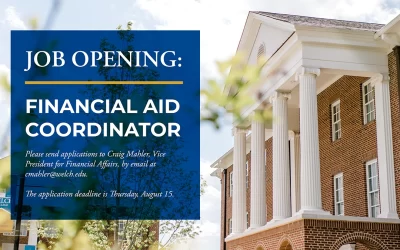 Welch College Job Opening: Financial Aid Coordinator