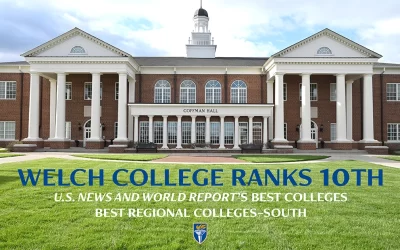 Welch College Ranked 1st in Social Mobility, 10th Overall among Best Regional Colleges–South by U.S. News & World Report